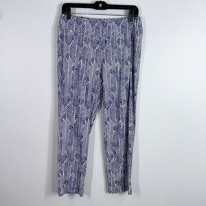 J.McLaughlin Catalina cloth printed pull on coastal style pants size medium